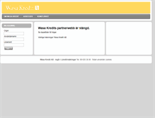 Tablet Screenshot of partner.wasakredit.se